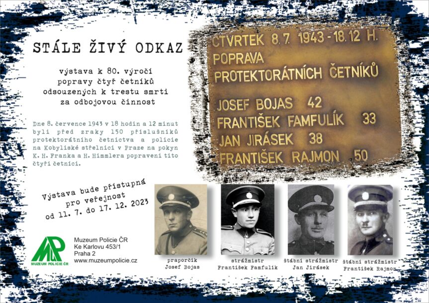 Výstava v muzeu Policie: Stále živý odkaz připomíná také strážmistra Josefa Bojase ze Strančic