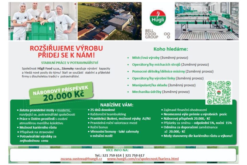 Hügli nabídka práce